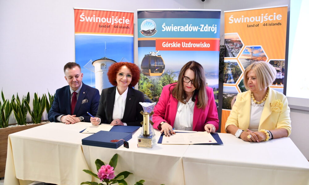 Podpisanie listu intencyjnego między Świnoujściem a Świeradowem‑Zdrojem dotyczącego współpracy uzdrowisk