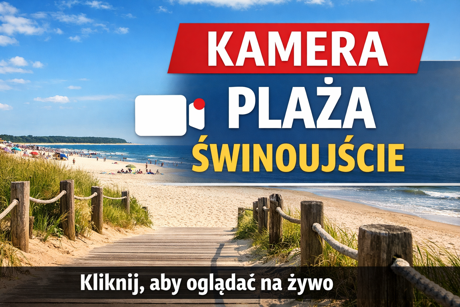 Kamera Plaża Świnoujście – na żywo
