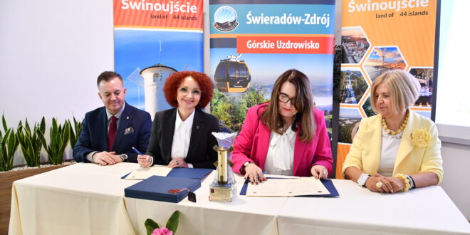 Podpisanie listu intencyjnego między Świnoujściem a Świeradowem‑Zdrojem dotyczącego współpracy uzdrowisk