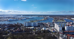 Mapa nowej strefy płatnego parkowania w Świnoujściu z podziałem na Podstrefę A, B oraz Śródmiejską Strefę Płatnego Parkowania