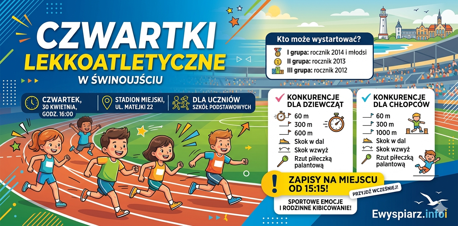 Kolejny Czwartek Lekkoatletyczny już 30 kwietnia! Młodzi sportowcy znów spotkają się na stadionie