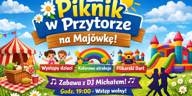 Kolorowe animacje i warsztaty podczas pikniku majówkowego