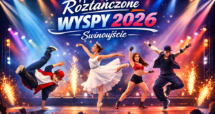 Tancerze prezentują dynamiczne choreografie podczas turnieju Roztańczone Wyspy 2026 w Świnoujściu