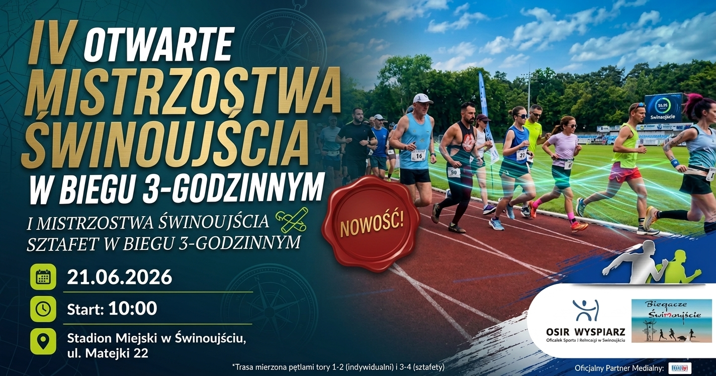 Bieg 3-godzinny Świnoujście 2026