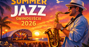 Scena Muszli Koncertowej w Świnoujściu podczas wydarzenia kulturalnego