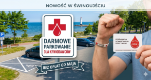Świnoujście darmowe parkowanie dla krwiodawców