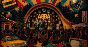 Koncert ABBY podczas Urodzin Miasta – scena, światła i taneczna publiczność