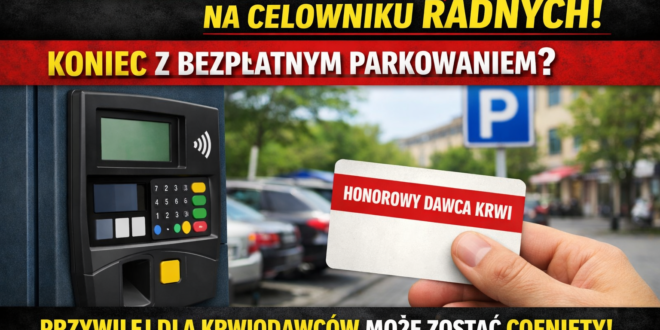Świnoujście, kontrowersje wokół ulg dla krwiodawców, zmiany uchwały, parkingi miejskie