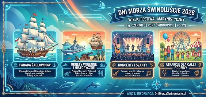 Dni Morza Świnoujście 2026: Oficjalny program, gwiazdy i zmiany w ruchu. Sprawdź szczegóły!