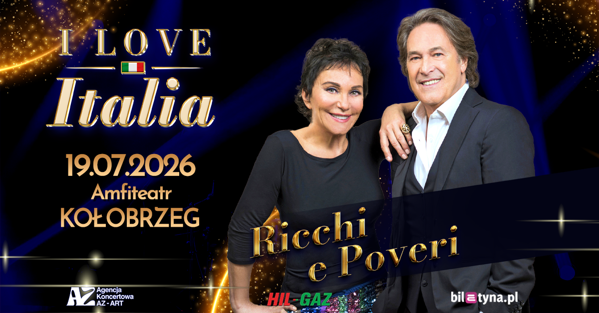 "I Love Italia" i baw się w Amfiteatrze już 19 lipca 2026 roku.