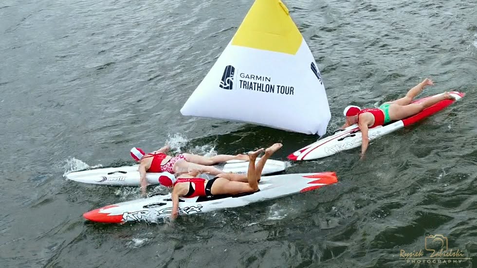 Zawody ratowników wodnych podczas Mistrzostw Polski w Ratownictwie Morskim na plaży w Świnoujściu.