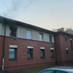 Pożar na Warszowie w Świnoujściu