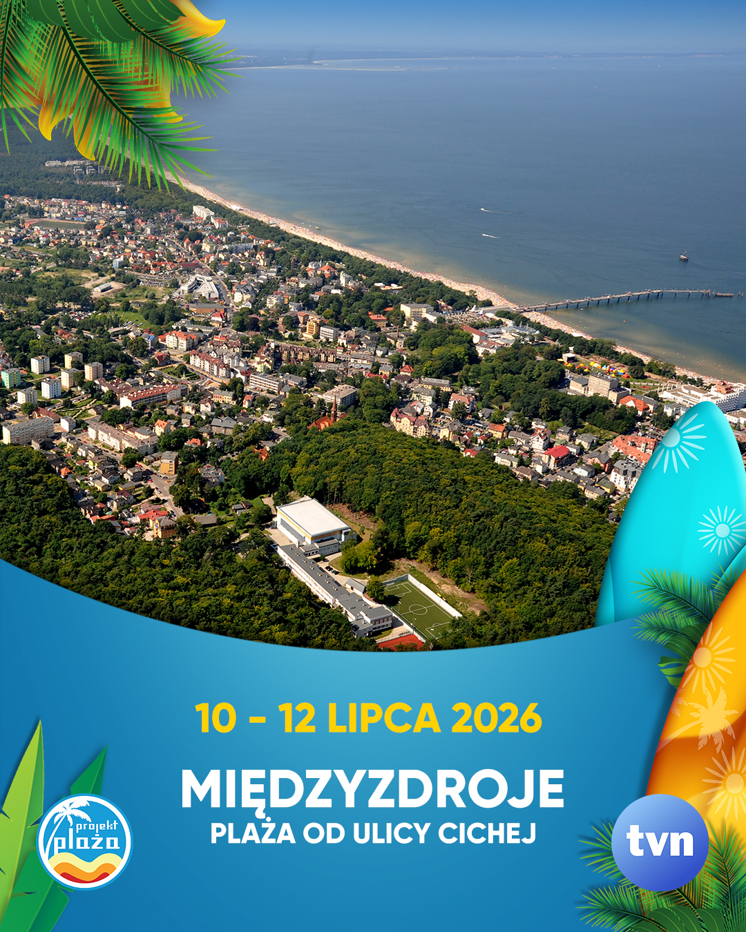wydarzenia wakacyjne w Międzyzdrojach – Festiwal Kultur i Projekt Plaża TVN