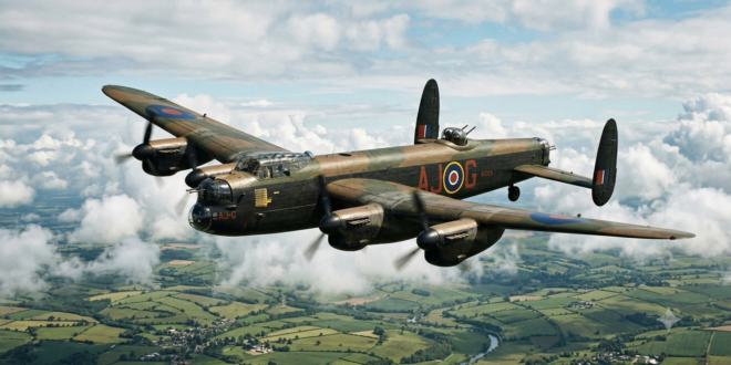 Brytyjski bombowiec Avro Lancaster