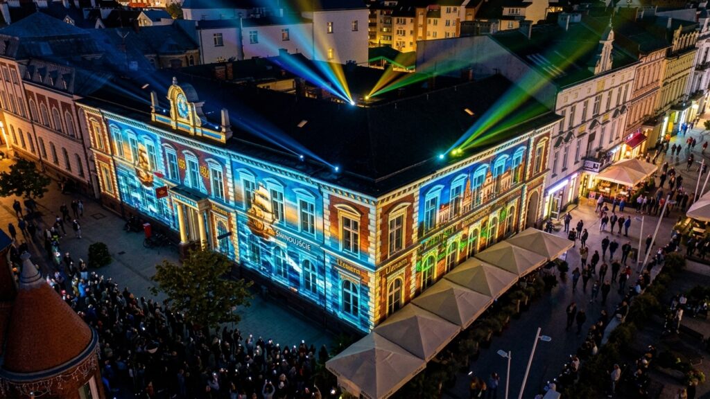mapping 3D Świnoujście historia poczty