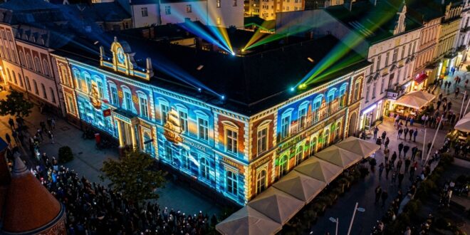 mapping 3D Świnoujście historia poczty