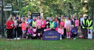 parkrun Świnoujście, który odbyła się pod znakiem solidarności, zdrowia i charakterystycznej, różowej barwy