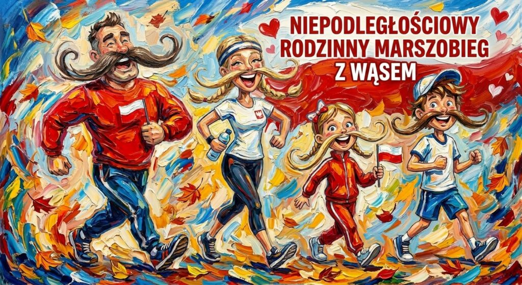 Niepodległościowy Rodzinny Marszobieg z wąsem Świnoujście