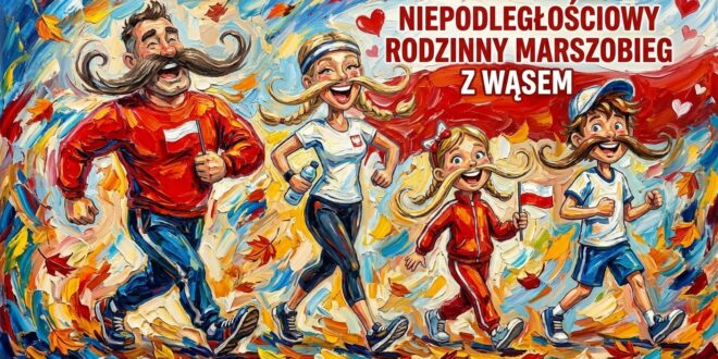 Niepodległościowy Rodzinny Marszobieg z wąsem Świnoujście