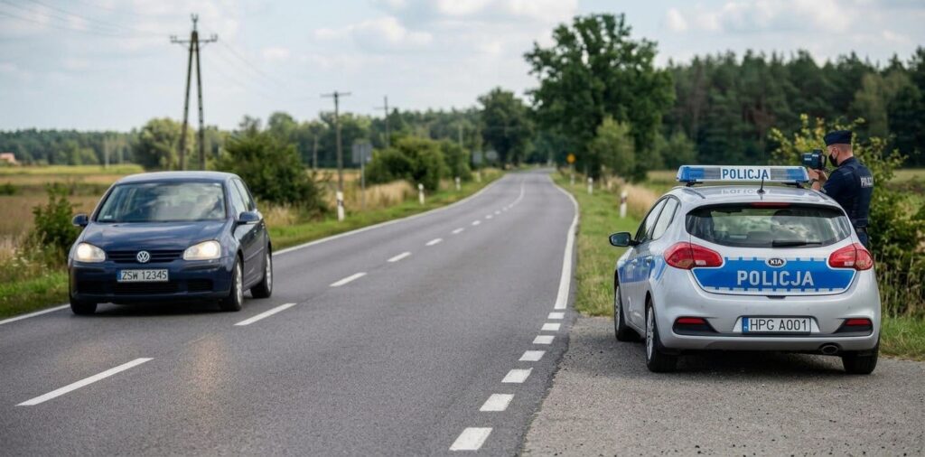 ostrzeganie światłami przed policją mandat