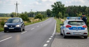 ostrzeganie światłami przed policją mandat